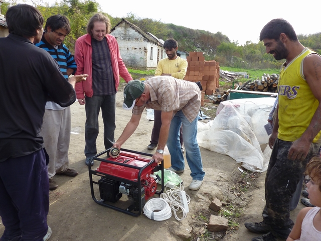 Supplying Electricity to an Isolated Roma Encampment